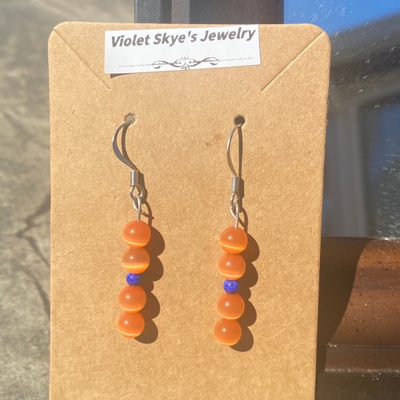 Retro beaded earrings - Picture 1 of 1